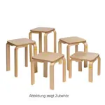 Stool 45 made of shaped wood, 36x36 cm, seat height 45 cm