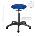 Rotatory stool standard with comfort cushion and glides