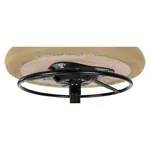 Image shows Rotatory stool standard with comfort cushion and glides