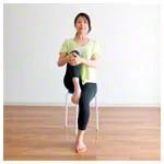 Gymnastics stool standard with cushion, <FONT face=Arial></FONT> 38 cm, frame color white