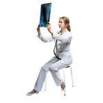 Exclusive multi-purpose stool with PU seat  34 cm