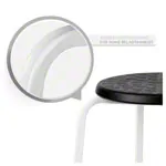 Exclusive multi-purpose stool with PU seat  34 cm
