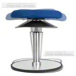 Ergo rocking stool maxi,  37 cm, blue