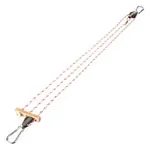 Pulley block with snap hook, 110-145 cm