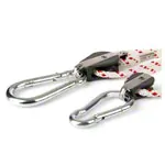 Pulley block with snap hook, 110-145 cm