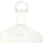 Sandbag with ring, 16x15 cm, 0.5 kg, white