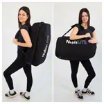 Image shows NUBIS Lite S inflatable Massage table + Pump and bag