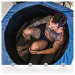 NUBIS inflatable cooling pool IceBath + cooling unit Chiller, incl. pump and bag
