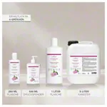 Image shows cosiMed massage lotion wild rose, 5 l