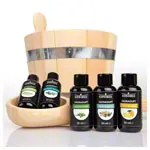 tester set sauna fragrances, 5 bottles of 50 ml