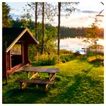 Image shows tester set sauna fragrances, 5 bottles of 50 ml