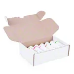 Image shows Test set massage lotion, 6 bottles of 50 ml