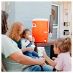 Igloo Cup Holder for Beverage Container with Tap, 5 Gallon Seat Top 18.9 L