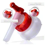 Outlet tap for canister (not for ultrasound gel)