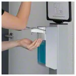 disinfectant stand incl. dispenser for 500 ml bottles