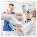 Adapter for upper body training for THERA-Trainer bemo 636