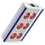 Red light emitters TGS Therm 6 wall model