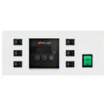 Red light emitters TGS Therm 6 wall model incl. dimmer