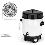 Image shows Water bath EKA 3338, thermostatic, 25 l