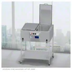 Image shows Base frame with castors for water-bath type 60 and 66