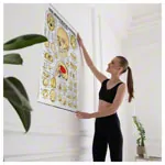 Wall chart - The Skull - , LxW 100x70 cm