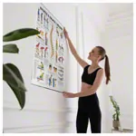 Wall chart - Right or wrong for your back, - LxW 100x70 cm