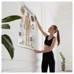 Wall chart - body acupuncture, - LxW 100x70 cm