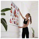 Wall chart - The Heart - , LxW 100x70 cm