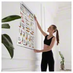 Wall chart - pelvic floor exercises, - LxW 100x70 cm