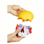 Snap skull, 18-piece, colourful