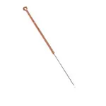 Acupuncture needles with copper spiral handle, 0.22 x 25 mm