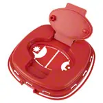 Needle disposal box 1.5 l, Multi-Safe twin plus, oval opening,  179x176 mm
