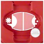 Needle disposal box 1.5 l, Multi-Safe twin plus, oval opening,  179x176 mm