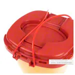 Needle disposal box 2 l, Multi-Safe twin plus, oval opening,  179x176 mm