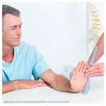 Image shows Goniometer protractor, leg length 30 cm