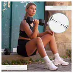 Hex rubber compact dumbbell, 5 kg, piece