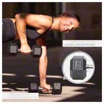 Hex rubber compact dumbbell, 5 kg, piece