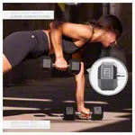 Hex rubber compact dumbbell, 7 kg, piece