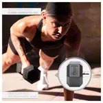 Hex rubber compact dumbbell, 8 kg, piece