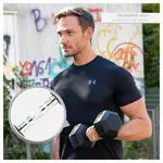 Hex rubber compact dumbbell, 10 kg, piece