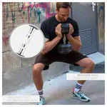 Hex rubber compact dumbbell, 27,5 kg, piece