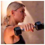 Hex compact dumbbell set, 1-10 kg, 10 pieces