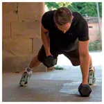 Hex compact dumbbell set, 1-10 kg, 10 pieces