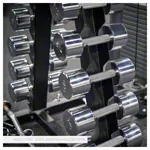 Dumbbell stand for 20 dumbbells, 74 x 67,5 x 128 cm