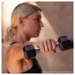 Wall mount set incl. Hex compact dumbbells, 1-6 kg, 6 pieces