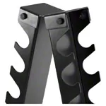 Dumbbell Stand Set with 10 pairs of dumbbells, 1-10 kg, LxWxH 74x62x128 cm