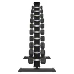 Dumbbell Stand Set with 10 pairs of dumbbells, 1-10 kg, LxWxH 74x62x128 cm