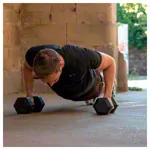 Dumbbell Stand Set with 10 pairs of dumbbells, 1-10 kg, LxWxH 74x62x128 cm