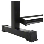Dumbbell stand set with 12 pairs Hex dumbbells, 1-15 kg, LxWxH 119x50x76 cm