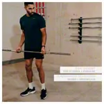 Sport-Tec barbell holder for wall mounting for 6 barbells